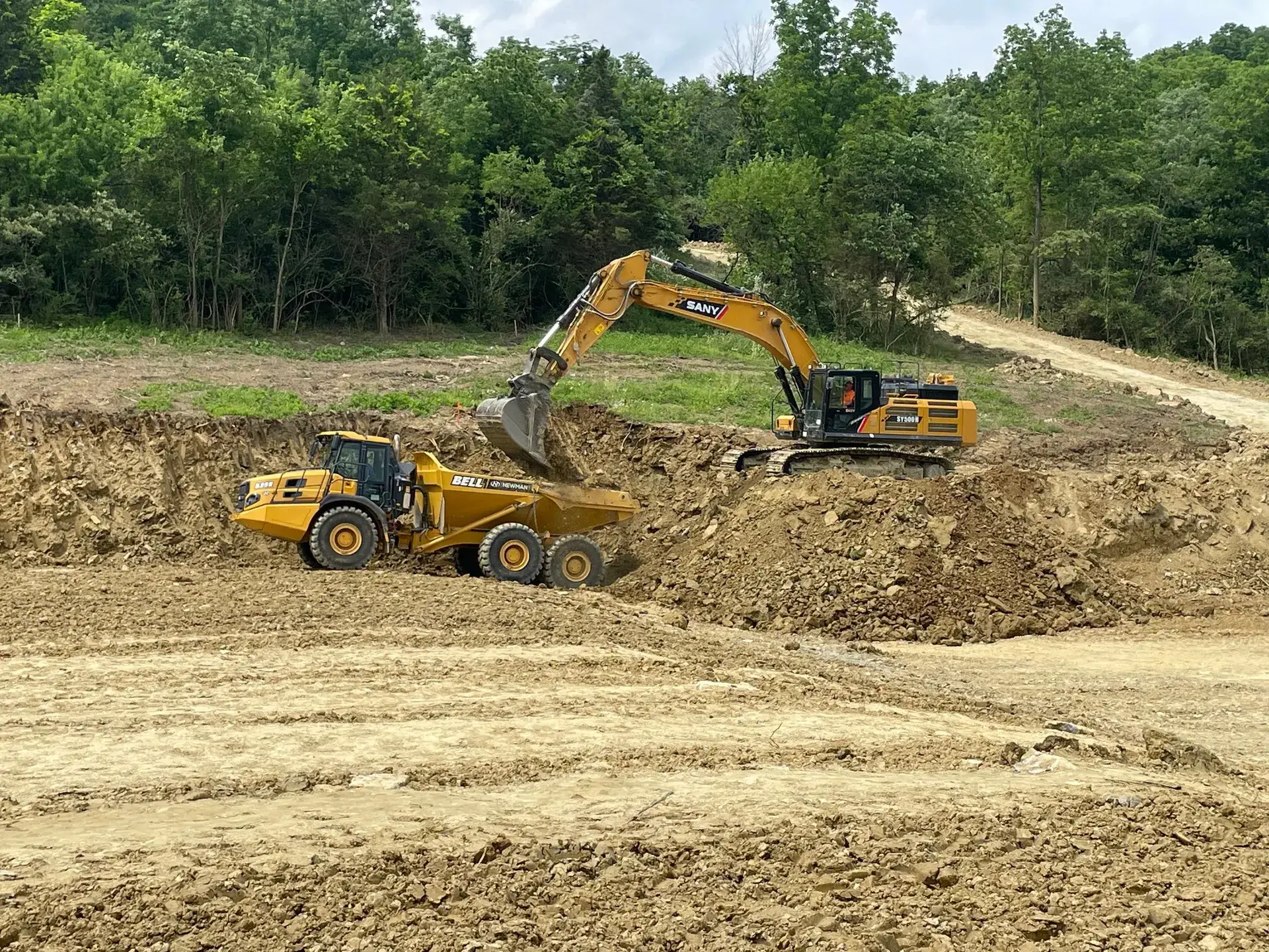 Sitework project in Wilder, Kentucky